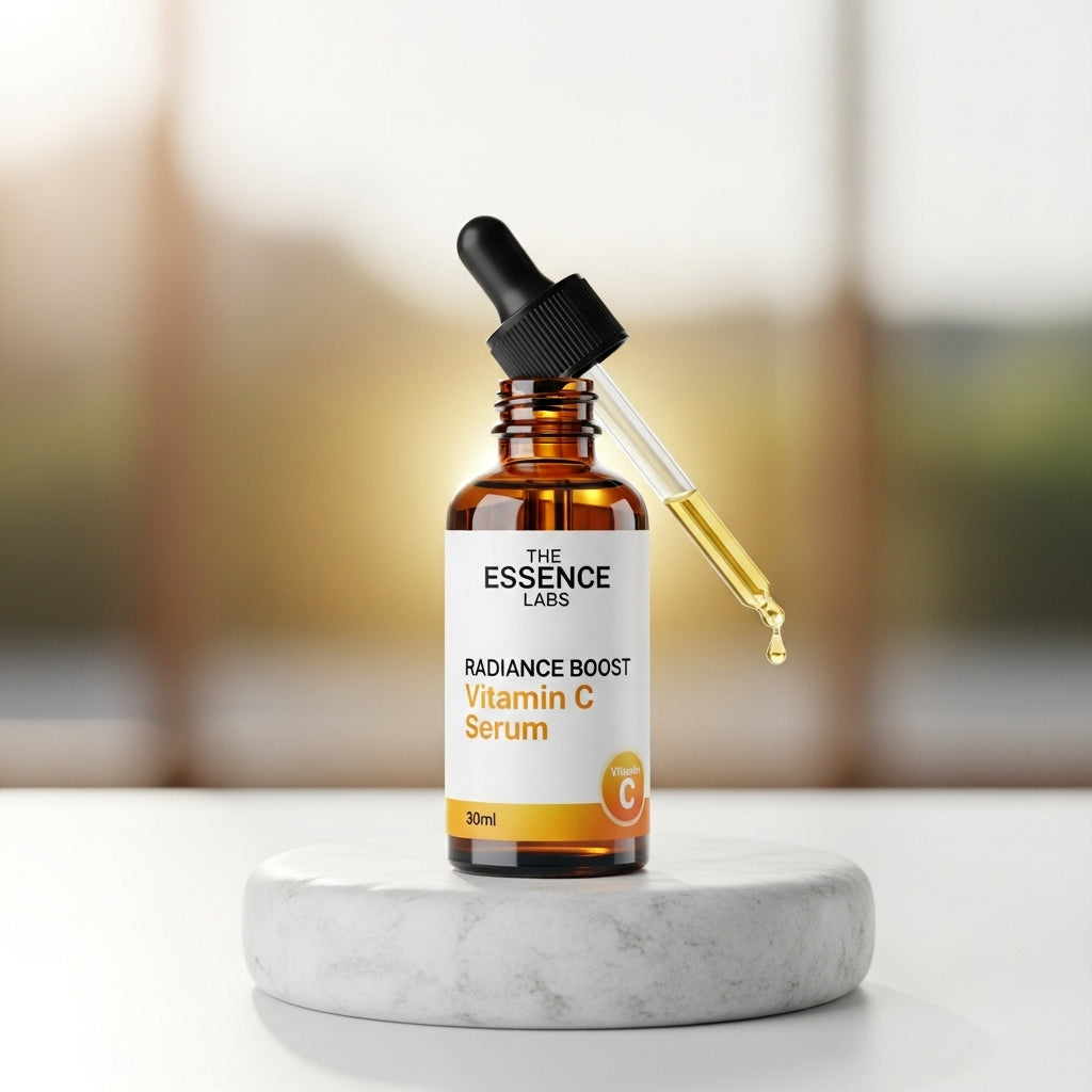 ESSENCE LABS Radiance Boost Vitamin C Serum – Brightening Antioxidant Glow Treatment (30ml)